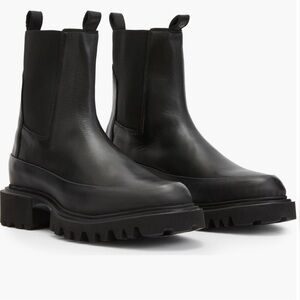 NWT All Saints Harlee Lug Sole Chelsea Boot Size 9 US 39 EUR Black Women’s
